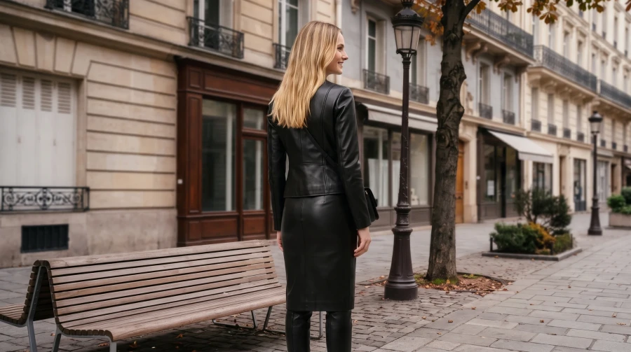 Autumn in Black Leather - Image 10