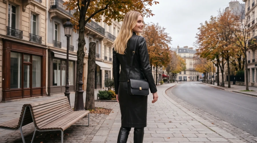 Autumn in Black Leather - Image 12